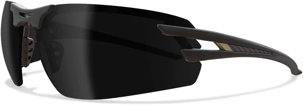 عینک ایمنی دورپیچ ضد بخار و مه Edge SL116VS Salita، ضد خش، ضد لغزش، UV 400، درجه نظامی، مطابق با ANSI/ISEA و MCEPS، عرض 5.04 اینچ، فریم مشکی / لنز دودی