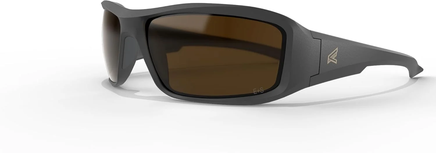 EDGE Brazeau Torque - فریم مشکی مات با لوگوی قرمز E / لنز مسی پلاریزه