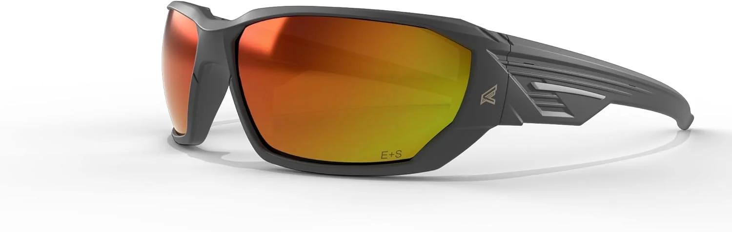 عینک ایمنی دورپیچ EDGE Dawson، عینک ایمنی ممتاز ANSI Z87، عینک آفتابی ضد لغزش با درجه ضربه بالا