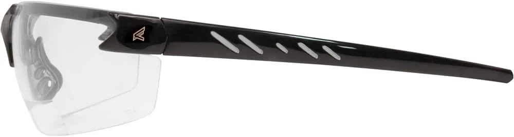 عینک ایمنی دورپیچ Edge DZ111-1.5-G2 Zorge G2، بزرگنمایی تدریجی 1.5، ضد خش، ضد لغزش، UV 400، درجه نظامی، ANSI/ISEA و MCEPS، عرض 5.04 اینچ، فریم مشکی/لنز شفاف