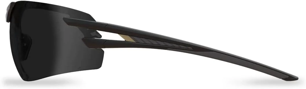 عینک ایمنی دورپیچ ضد بخار و مه Edge SL116VS Salita، ضد خش، ضد لغزش، UV 400، درجه نظامی، مطابق با ANSI/ISEA و MCEPS، عرض 5.04 اینچ، فریم مشکی / لنز دودی