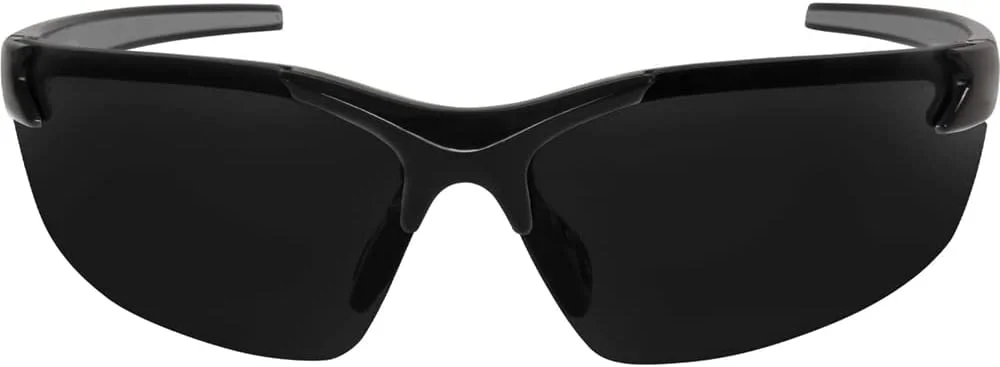 عینک ایمنی دورپیچ Edge Eyewear DZ116-G2 Zorge G2، ضد خش، ضد لغزش، UV 400، درجه نظامی، مطابق با ANSI/ISEA & MCEPS، عرض 5.04 اینچ، فریم مشکی/لنز دودی، سایز واحد