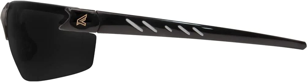 عینک ایمنی دورپیچ Edge Eyewear DZ116-G2 Zorge G2، ضد خش، ضد لغزش، UV 400، درجه نظامی، مطابق با ANSI/ISEA & MCEPS، عرض 5.04 اینچ، فریم مشکی/لنز دودی، سایز واحد