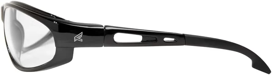 عینک ایمنی دور دید Edge SW111 Dakura، ضد خش، ضد لغزش، UV 400، درجه نظامی، مطابق با ANSI/ISEA & MCEPS، عرض 5.04 اینچ، فریم مشکی/لنز شفاف