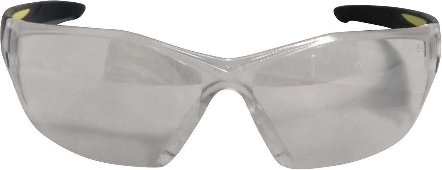 عینک ایمنی دورپیچ Edge SD111AR-G2 Delano G2، ضد خش، ضد لغزش، UV 400، درجه نظامی، مطابق با ANSI/ISEA و MCEPS، عرض 5.04 اینچ، فریم مشکی / لنز شفاف ضد انعکاس