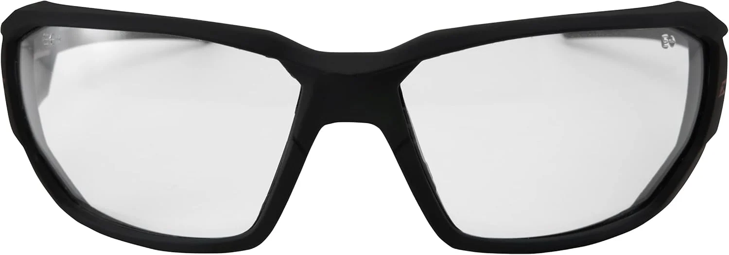 عینک ایمنی دورپیچ Edge Dawson (فریم مشکی مات، لنز شفاف) محافظت UV400، ضد خش و ضد لغزش، مناسب برای استفاده طولانی مدت عینک ایمنی دورپیچ Edge Dawson (فریم مشکی مات، لنز شفاف) محافظت UV400، ضد خش و ضد لغزش، مناسب برای استفاده طولانی مدت