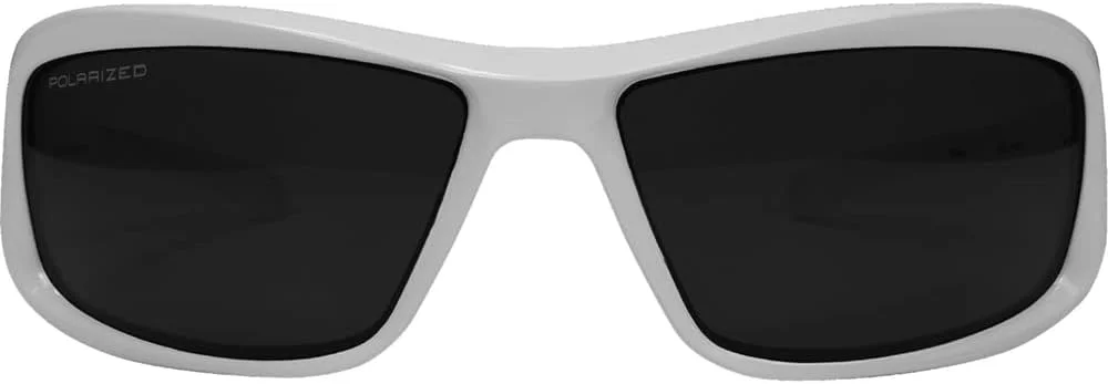 عینک ایمنی آفتابی دورپیچ Edge TXB246 Brazeau، ضد خش، ضد لغزش، UV 400، درجه نظامی، مطابق با ANSI/ISEA و MCEPS، عرض 5.04 اینچ، فریم سفید/لنز دودی