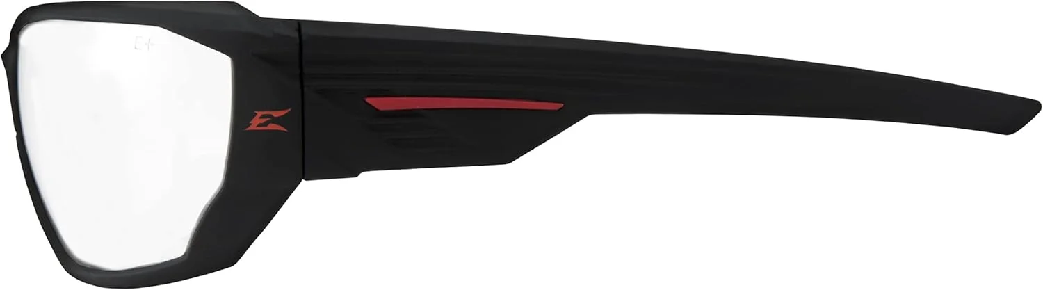 عینک ایمنی دورپیچ Edge Dawson (فریم مشکی مات، لنز شفاف) محافظت UV400، ضد خش و ضد لغزش، مناسب برای استفاده طولانی مدت عینک ایمنی دورپیچ Edge Dawson (فریم مشکی مات، لنز شفاف) محافظت UV400، ضد خش و ضد لغزش، مناسب برای استفاده طولانی مدت