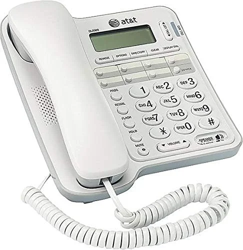 تلفن رومیزی وی تک AT&T CL2909 با بلندگو و شناسه تماس گیرنده/انتظار مکالمه، سفید تلفن رومیزی وی تک AT&T CL2909 با بلندگو و شناسه تماس گیرنده/انتظار مکالمه، سفید
