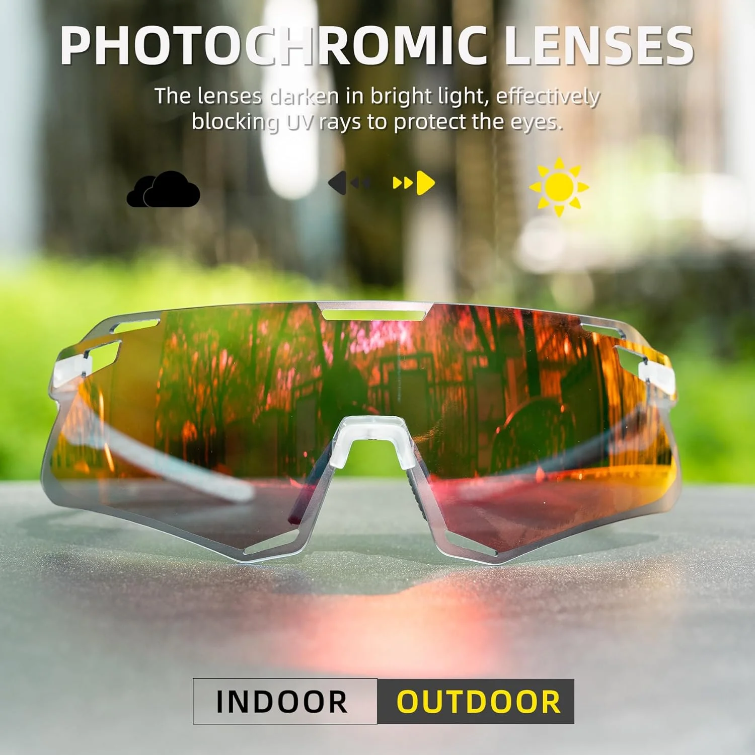 عینک دوچرخه سواری ROCKBROS، عینک آفتابی ورزشی با لنزهای ضد نور آبی، عینک دوچرخه سواری مردانه، عینک آفتابی دوچرخه سواری کوهستان عینک دوچرخه سواری ROCKBROS، عینک آفتابی ورزشی با لنزهای ضد نور آبی، عینک دوچرخه سواری مردانه، عینک آفتابی دوچرخه سواری کوهستان