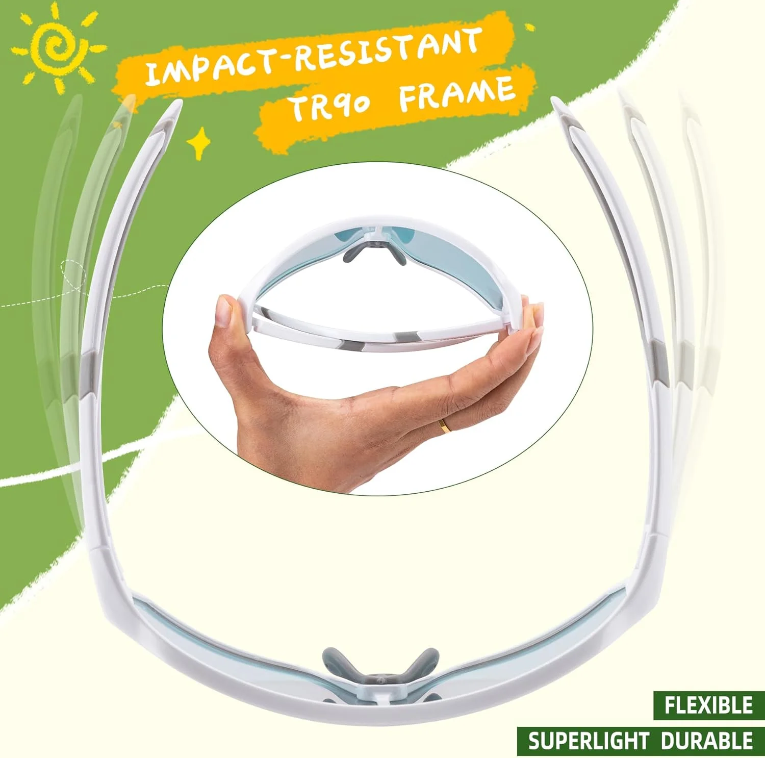 عینک آفتابی فتوکرومیک ورزشی بچگانه ROCKBROS مناسب پسران، دختران و نوجوانان، عینک دوچرخه سواری کوهستان MTB برای کودکان 8 تا 14 سال عینک آفتابی فتوکرومیک ورزشی بچگانه ROCKBROS مناسب پسران، دختران و نوجوانان، عینک دوچرخه سواری کوهستان MTB برای کودکان 8 تا 14 سال