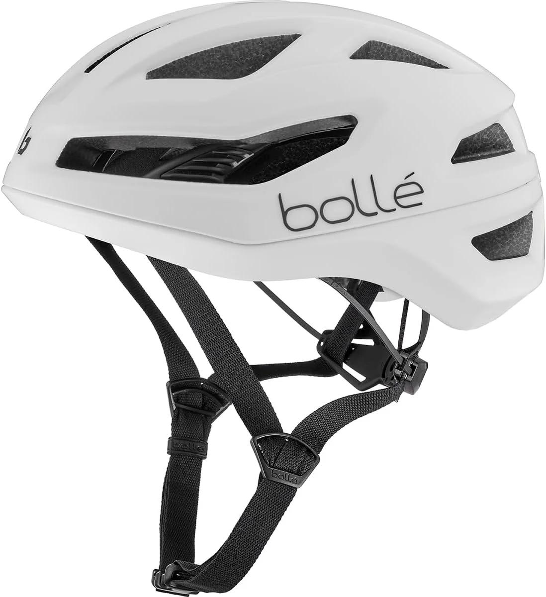 کلاه ایمنی دوچرخه سواری جاده Bollé - Eco Avio Pure MIPS - سفید مات - سایز M (55cm - 59cm)