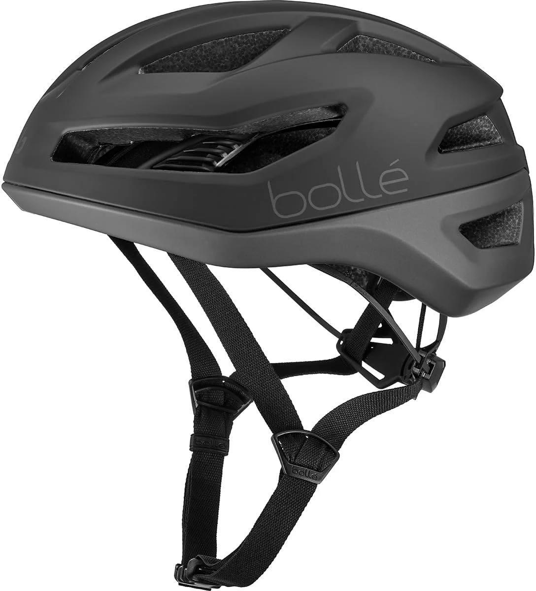 کلاه ایمنی دوچرخه سواری جاده Bollé - Eco Avio Pure MIPS - مشکی مات معدنی - سایز L (59cm - 62cm)