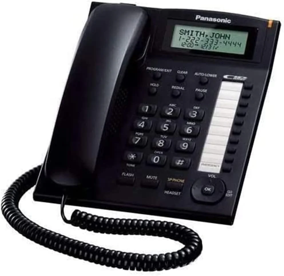 تلفن رومیزی پاناسونیک KX-TS880، مشکی تلفن رومیزی پاناسونیک KX-TS880، مشکی