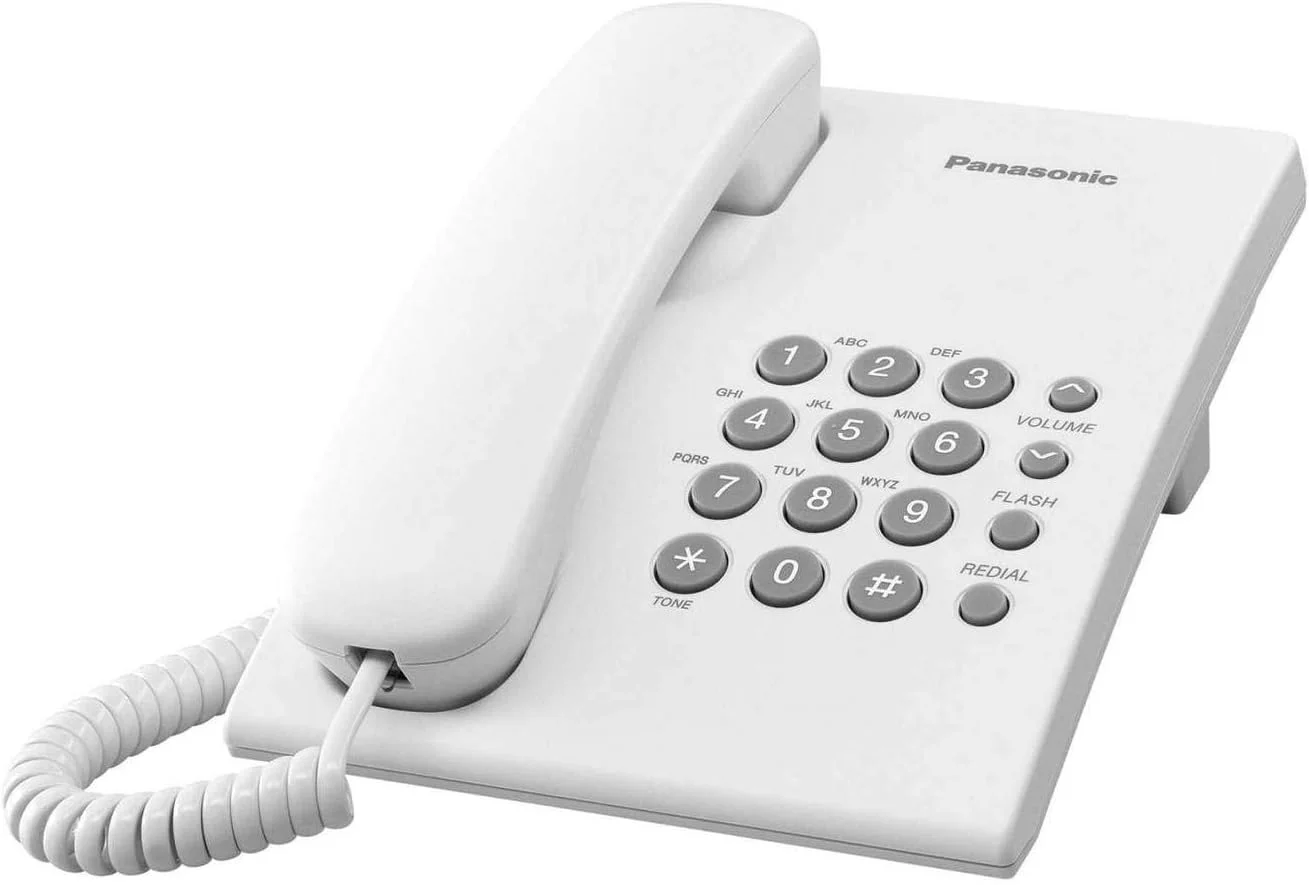 Panasonic KX-TS500 Integrated Corded Telephone White
