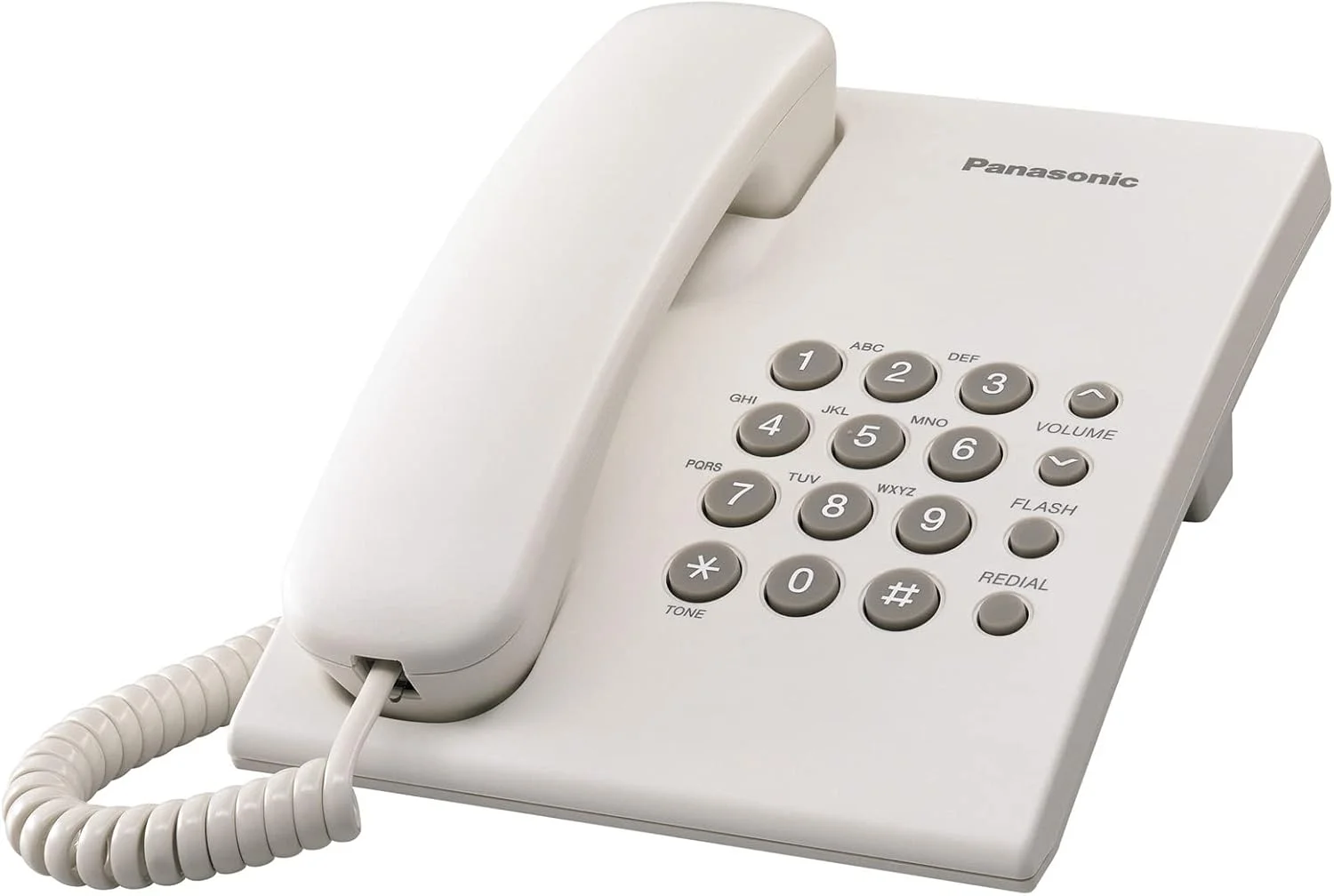 تلفن سیمی پاناسونیک - سفید مدل Kx-Ts500 تلفن سیمی پاناسونیک - سفید مدل Kx-Ts500