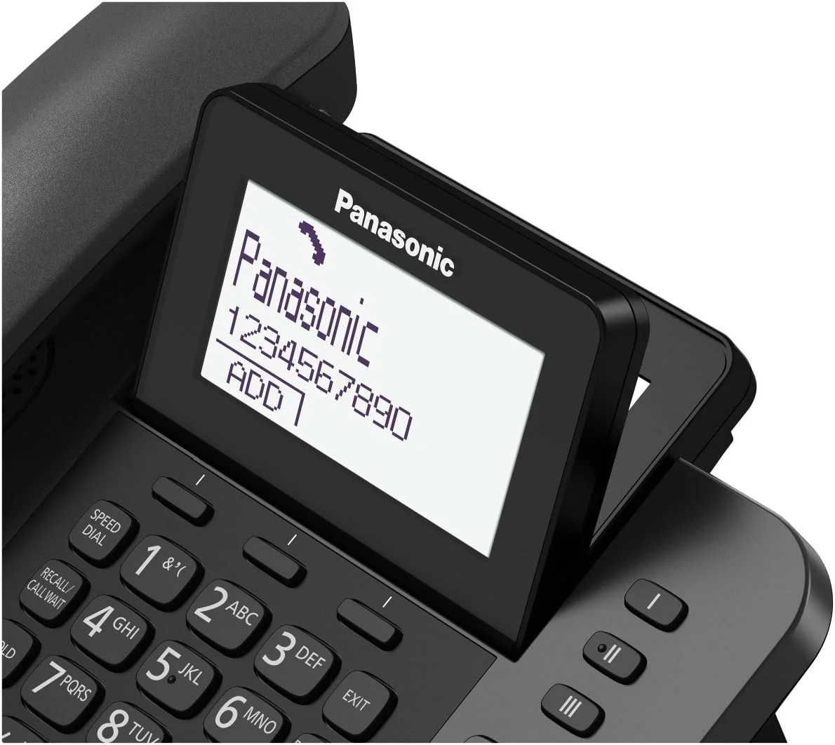 تلفن رومیزی و بی سیم پاناسونیک مدل KX-TGF320 به همراه تلفن گویا و مسدود کننده تماس های مزاحم - مشکی تلفن رومیزی و بی سیم پاناسونیک مدل KX-TGF320 به همراه تلفن گویا و مسدود کننده تماس های مزاحم - مشکی