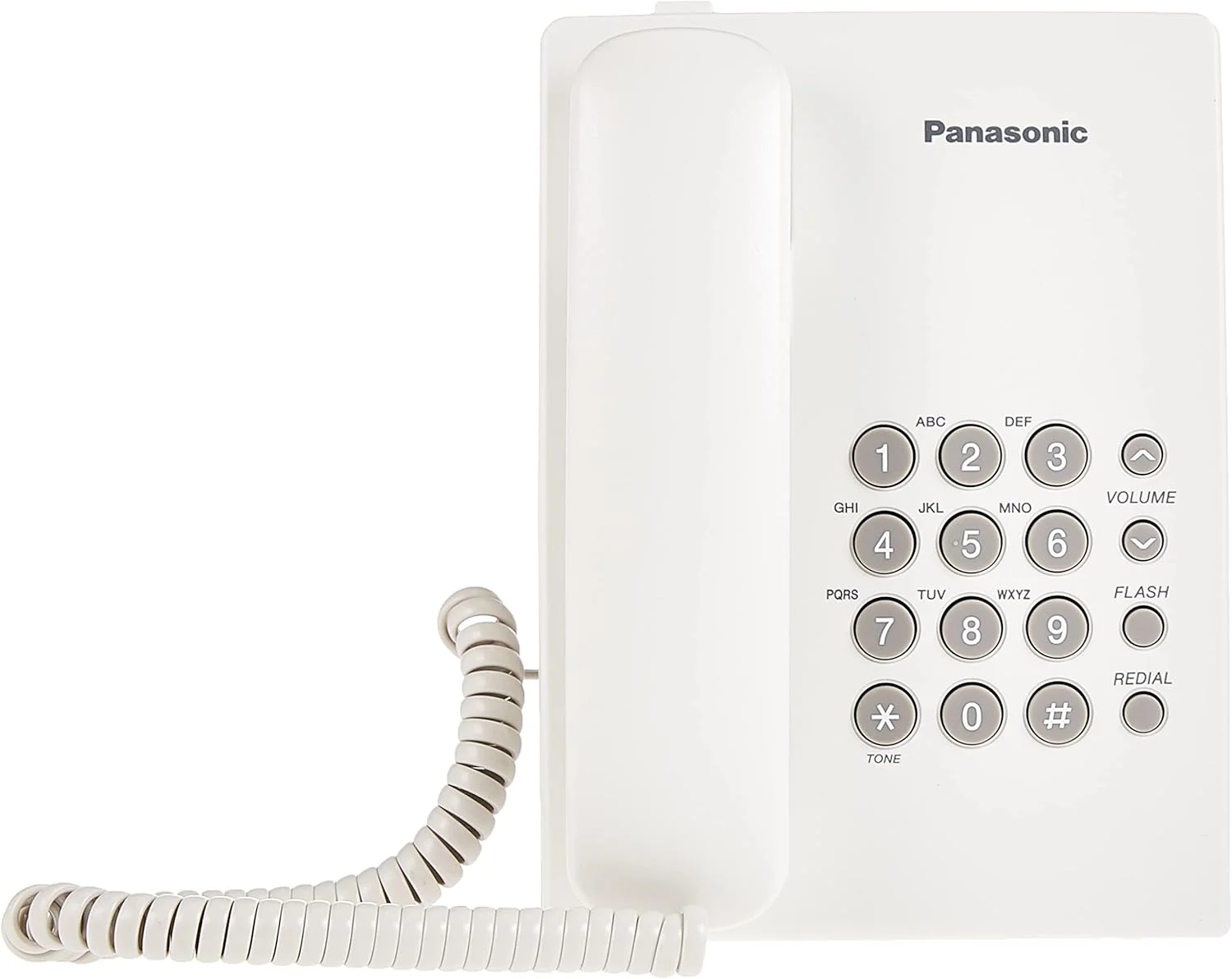 تلفن سیمی پاناسونیک مدل Kx-Ts500 - سفید (بسته 1 عددی) تلفن سیمی پاناسونیک مدل Kx-Ts500 - سفید (بسته 1 عددی)