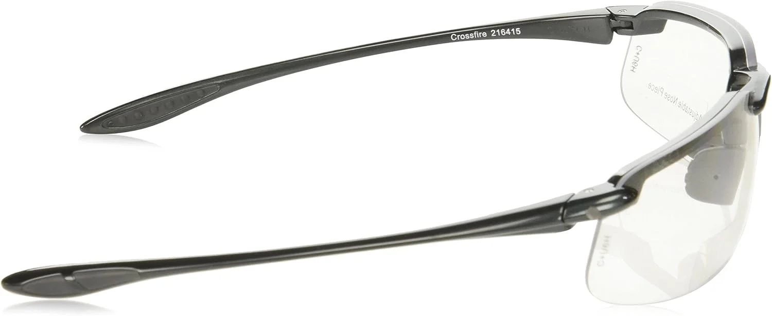 عینک ایمنی کراس فایر مدل 216415 ES4 با لنز شفاف و فریم خاکستری، دیوپتر 1.5 عینک ایمنی کراس فایر مدل 216415 ES4 با لنز شفاف و فریم خاکستری، دیوپتر 1.5