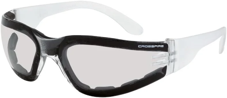 عینک ایمنی کراس فایر 5515 AF، فریم شفاف / لنز ضد بخار داخلی/خارجی، سایز واحد