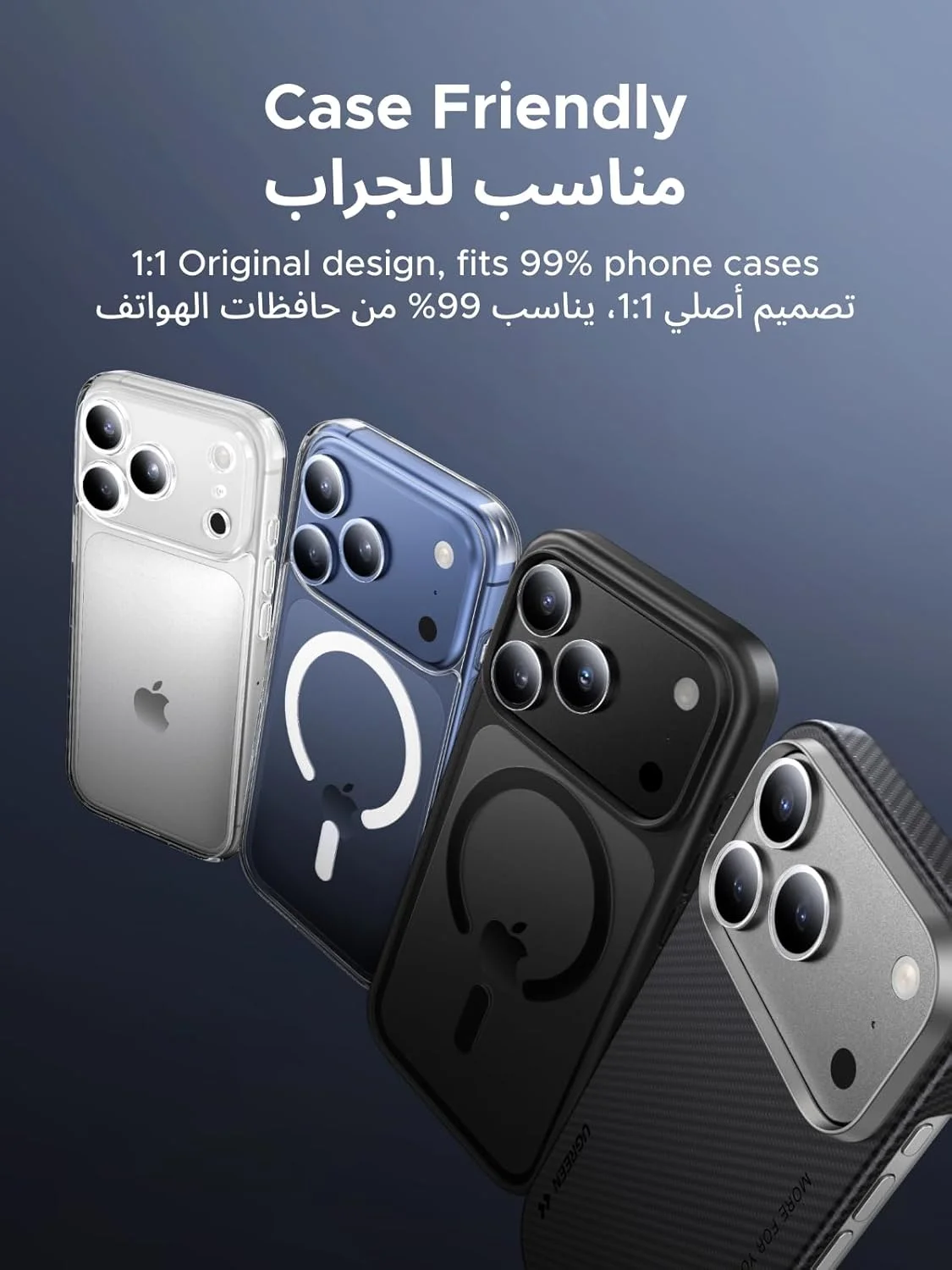 محافظ لنز دوربین UGREEN برای آیفون 17 پرو/17 پرو مکس، بسته 1 عددی، محافظت نهایی در برابر سقوط، کیفیت HD بدون افت، نصب آسان و تراز یک مرحله ای، محافظ لنز جداگانه سازگار با اکثر قاب ها محافظ لنز دوربین UGREEN برای آیفون 17 پرو/17 پرو مکس، بسته 1 عددی، محافظت نهایی در برابر سقوط، کیفیت HD بدون افت، نصب آسان و تراز یک مرحله ای، محافظ لنز جداگانه سازگار با اکثر قاب ها