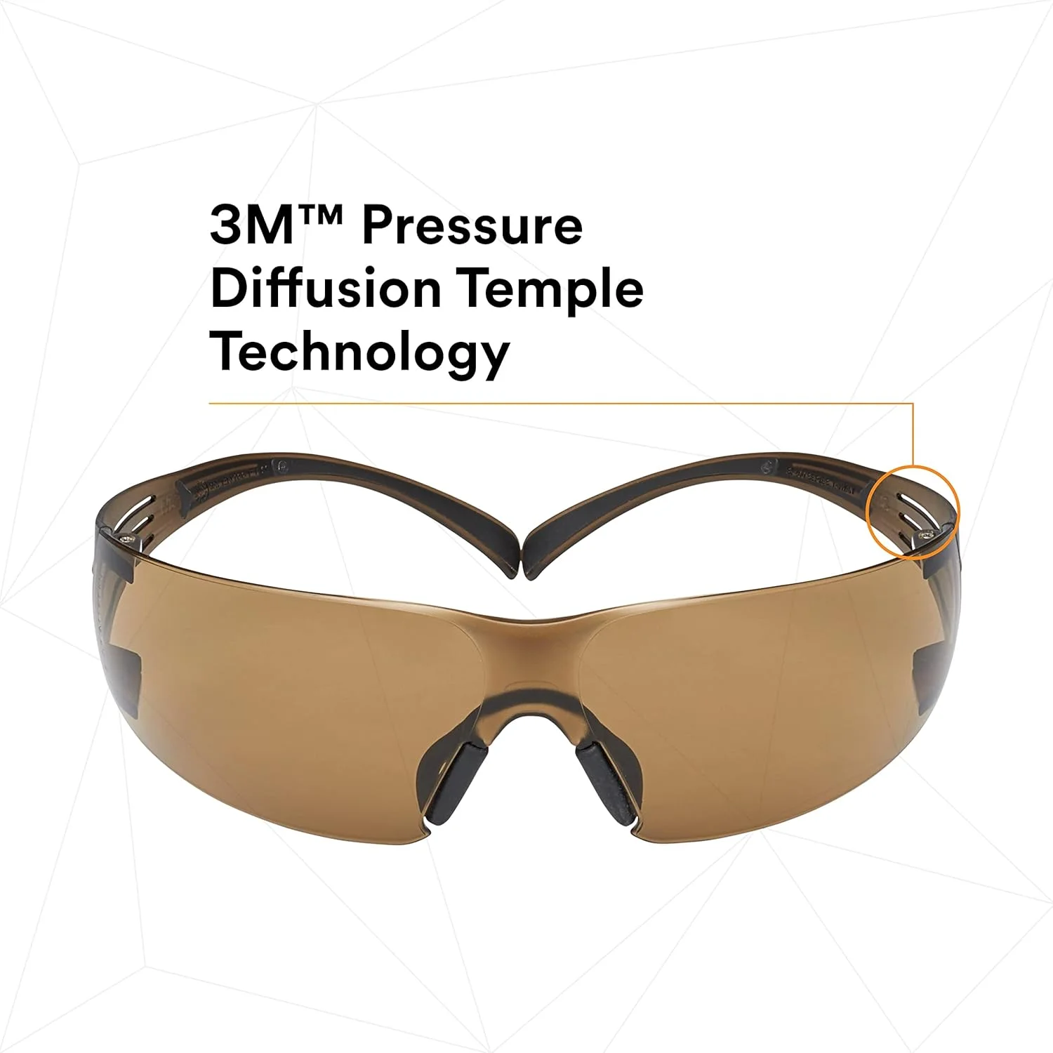 عینک ایمنی 3M SecureFit 27735-case با لنز ضد بخار کهربایی Scotchgard، پلاستیک/پلی کربنات، унисекс، زرد/مشکی (بسته 20 عددی) عینک ایمنی 3M SecureFit 27735-case با لنز ضد بخار کهربایی Scotchgard، پلاستیک/پلی کربنات، унисекс، زرد/مشکی (بسته 20 عددی)