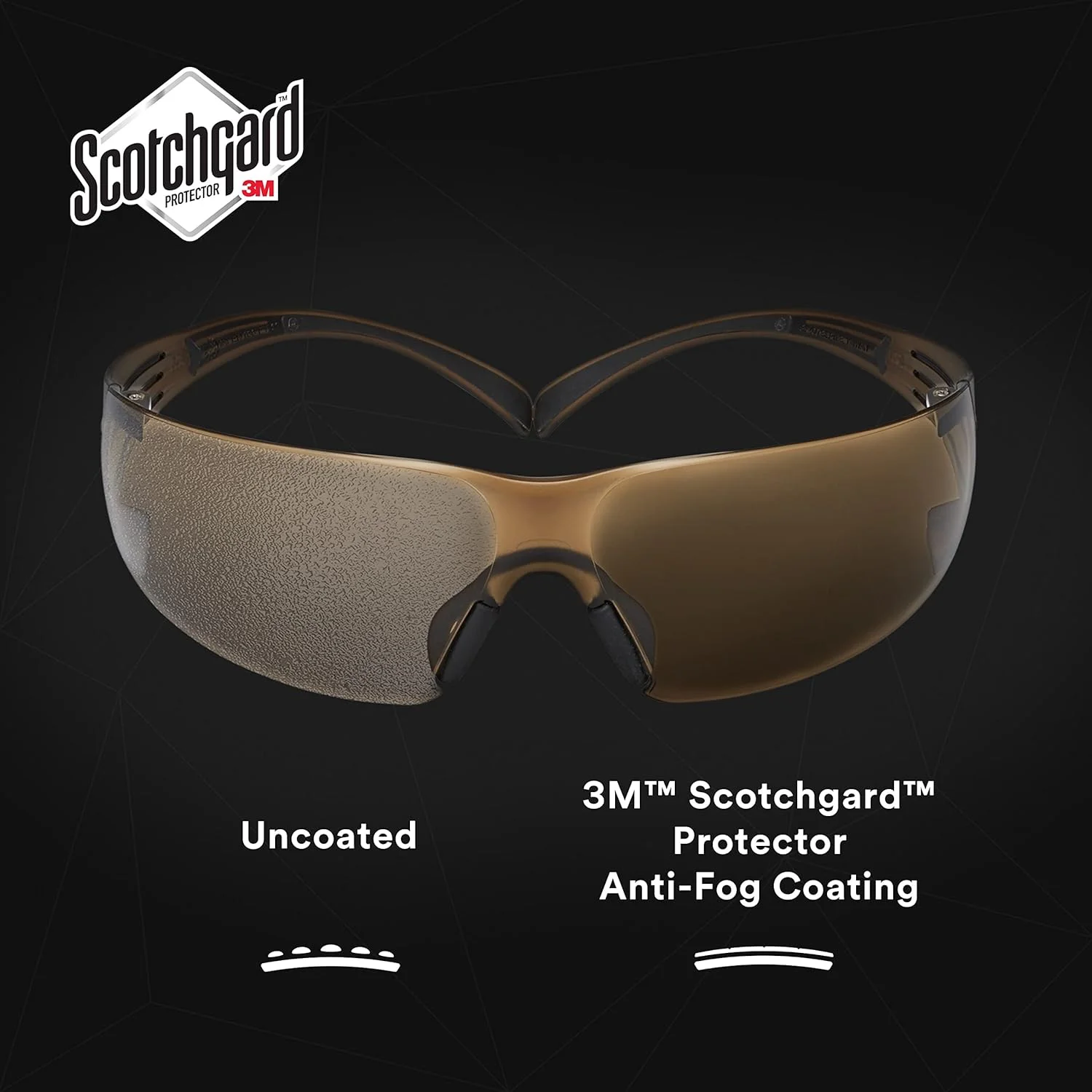عینک ایمنی 3M SecureFit 27735-case با لنز ضد بخار کهربایی Scotchgard، پلاستیک/پلی کربنات، унисекс، زرد/مشکی (بسته 20 عددی) عینک ایمنی 3M SecureFit 27735-case با لنز ضد بخار کهربایی Scotchgard، پلاستیک/پلی کربنات، унисекс، زرد/مشکی (بسته 20 عددی)