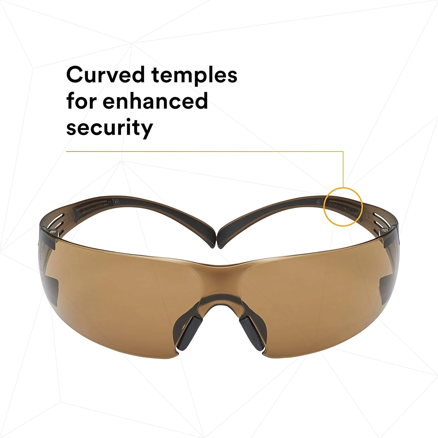 عینک ایمنی 3M SecureFit 27735-case با لنز ضد بخار کهربایی Scotchgard، پلاستیک/پلی کربنات، унисекс، زرد/مشکی (بسته 20 عددی) عینک ایمنی 3M SecureFit 27735-case با لنز ضد بخار کهربایی Scotchgard، پلاستیک/پلی کربنات، унисекс، زرد/مشکی (بسته 20 عددی)