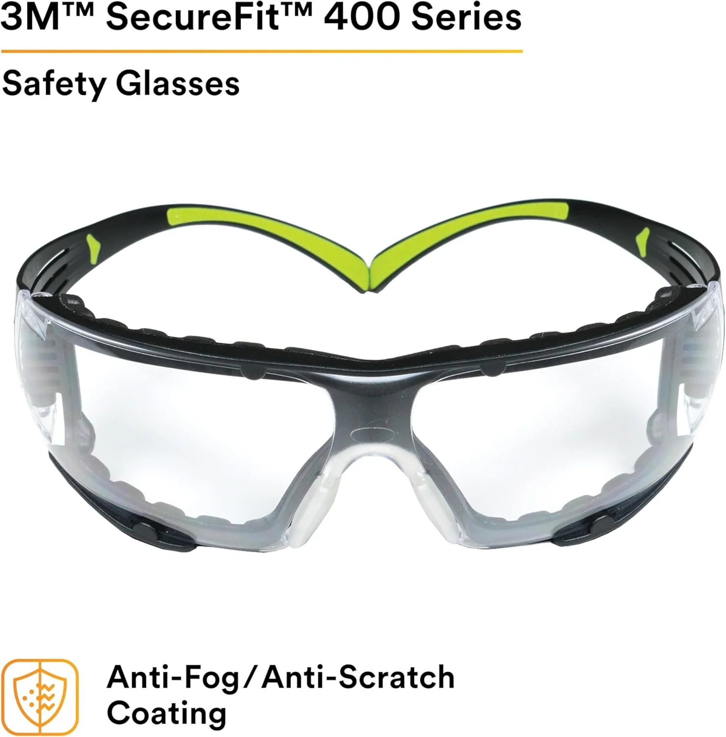 عینک ایمنی 3M (فریم سبز/مشکی، ضد بخار، ضد خش، لنز شفاف با واشر) - SecureFit، ANSI Z87، محافظت در برابر گرد و غبار، لنز شفاف ضد بخار و ضد خش، فریم سبز/مشکی، دسته های انعطاف پذیر، R... عینک ایمنی 3M (فریم سبز/مشکی، ضد بخار، ضد خش، لنز شفاف با واشر) - SecureFit، ANSI Z87، محافظت در برابر گرد و غبار، لنز شفاف ضد بخار و ضد خش، فریم سبز/مشکی، دسته های انعطاف پذیر، R...