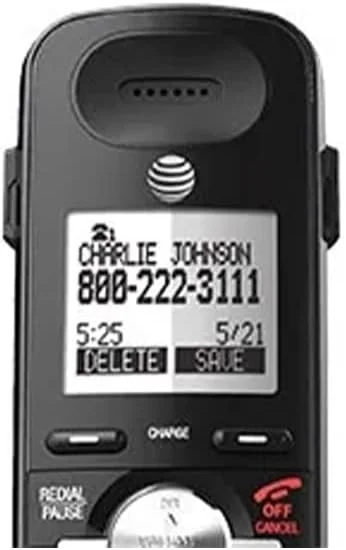 تلفن بی سیم قابل ارتقا 2 خطی AT&T مدل TL88102BK DECT 6.0 با سیستم پاسخگویی و شناسه تماس گیرنده/انتظار مکالمه دوگانه، 2 گوشی، مشکی تلفن بی سیم قابل ارتقا 2 خطی AT&T مدل TL88102BK DECT 6.0 با سیستم پاسخگویی و شناسه تماس گیرنده/انتظار مکالمه دوگانه، 2 گوشی، مشکی