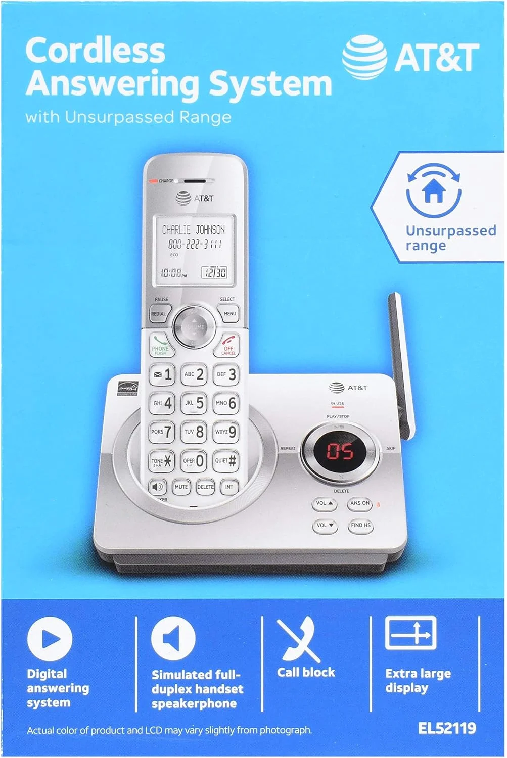 AT&T EL52119 Cordless Answering System AT&T EL52119 Cordless Answering System