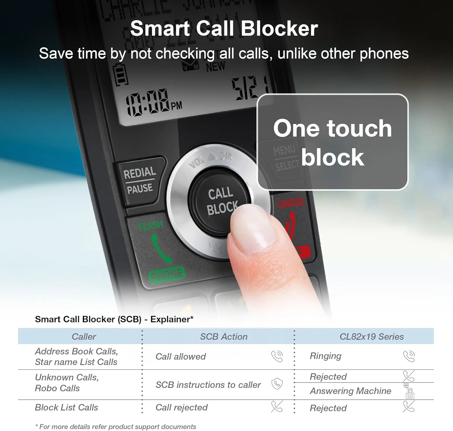 تلفن بی سیم 5 گوشی AT&T CL82519 DECT 6.0 برای منزل با منشی تلفنی، مسدود کردن تماس، اعلام شناسه تماس گیرنده، ارتباط داخلی و برد بلند، مشکی تلفن بی سیم 5 گوشی AT&T CL82519 DECT 6.0 برای منزل با منشی تلفنی، مسدود کردن تماس، اعلام شناسه تماس گیرنده، ارتباط داخلی و برد بلند، مشکی