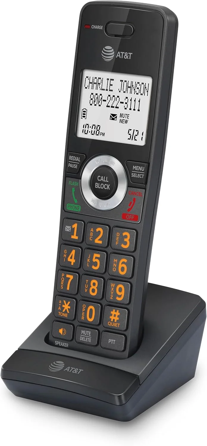 گوشی اضافه AT&T مدل CL80119 برای تلفن بی سیم سری CL82x19 گوشی اضافه AT&T مدل CL80119 برای تلفن بی سیم سری CL82x19