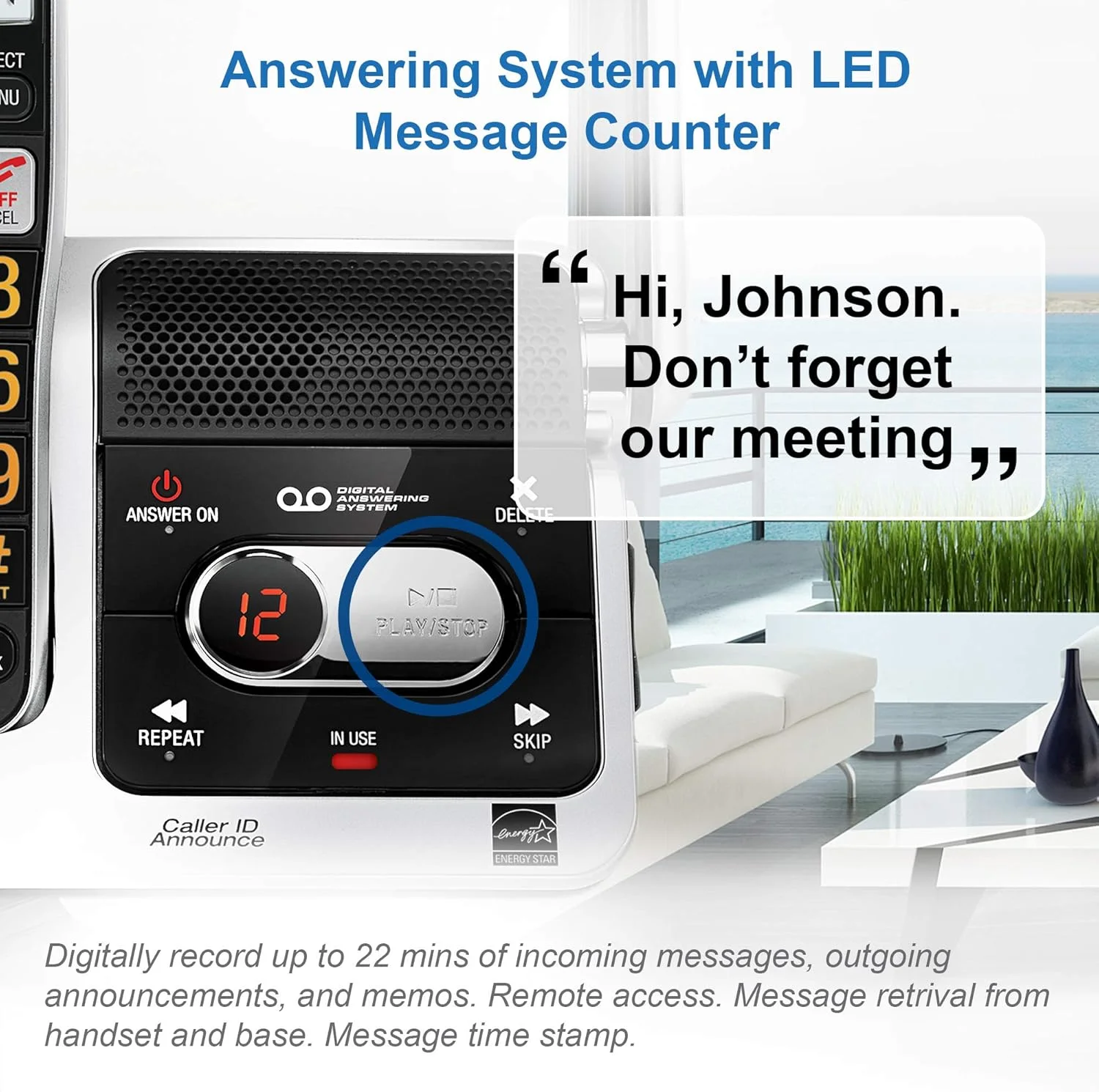 تلفن بی سیم 2 گوشی AT&T BL102-2 DECT 6.0 برای منزل با منشی تلفنی، مسدود کردن تماس، اعلام شناسه تماس گیرنده، کمک صوتی، ارتباط داخلی و برد بی نظیر، نقره ای/مشکی تلفن بی سیم 2 گوشی AT&T BL102-2 DECT 6.0 برای منزل با منشی تلفنی، مسدود کردن تماس، اعلام شناسه تماس گیرنده، کمک صوتی، ارتباط داخلی و برد بی نظیر، نقره ای/مشکی