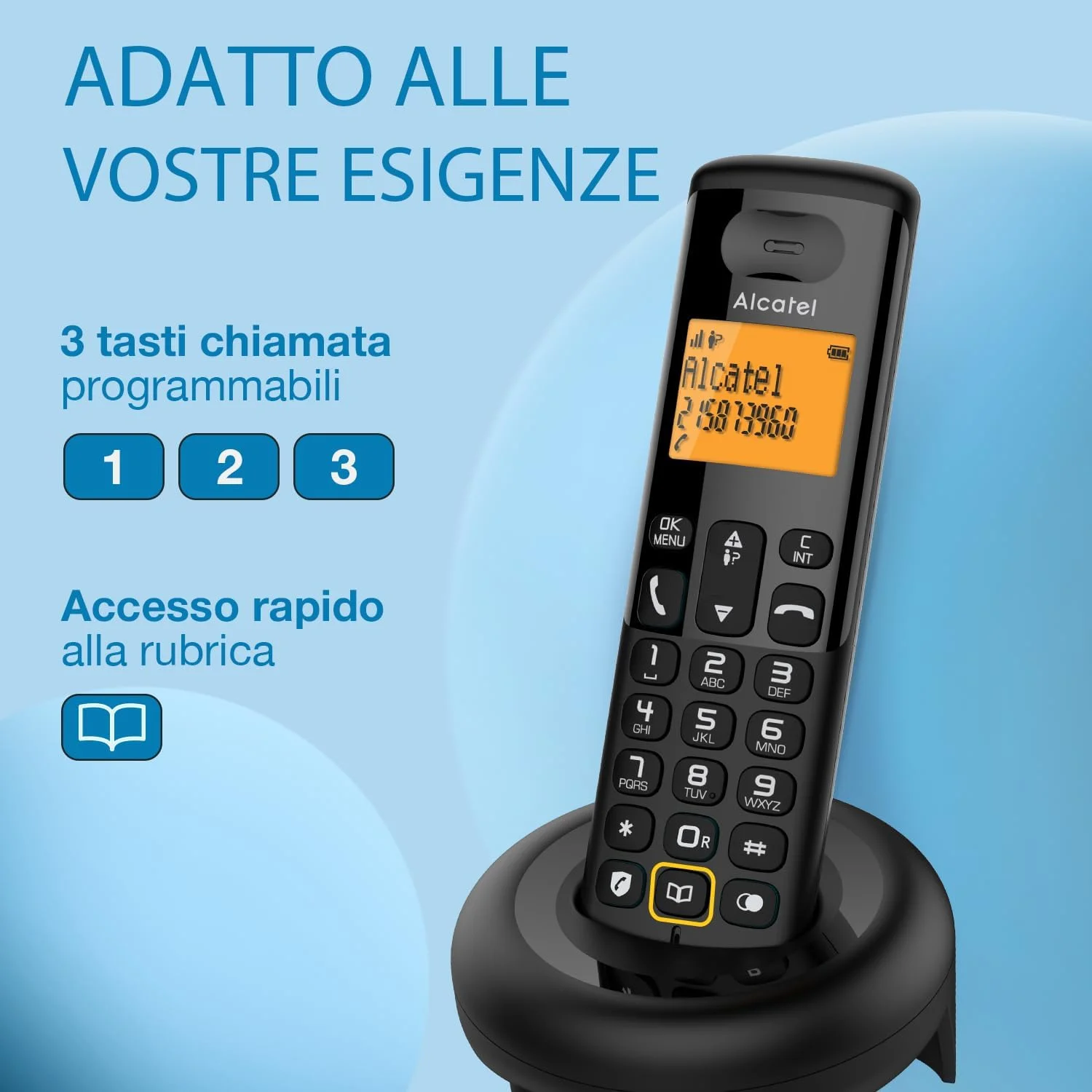 تلفن آلکاتل E160 EWE مشکی