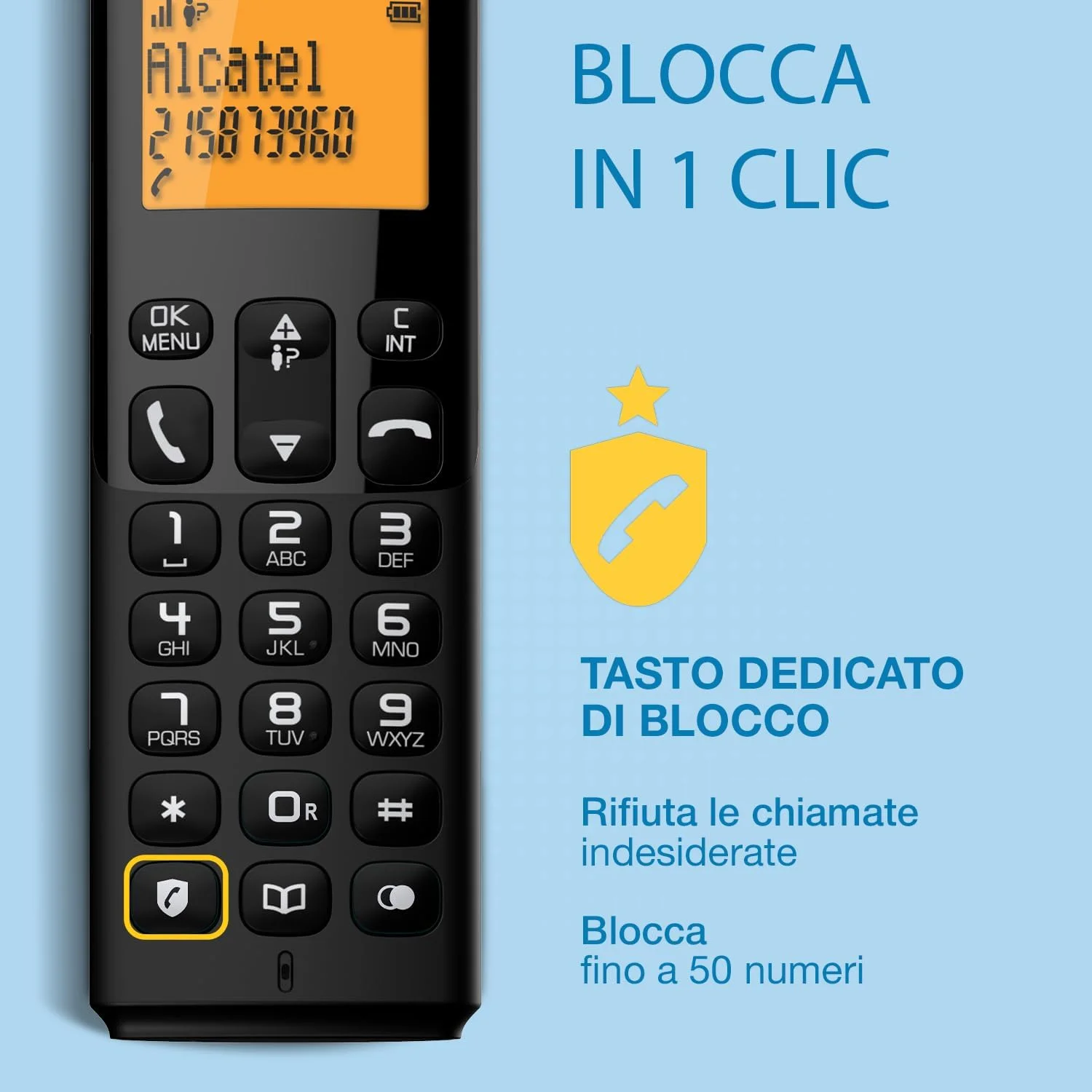 تلفن آلکاتل E160 EWE مشکی