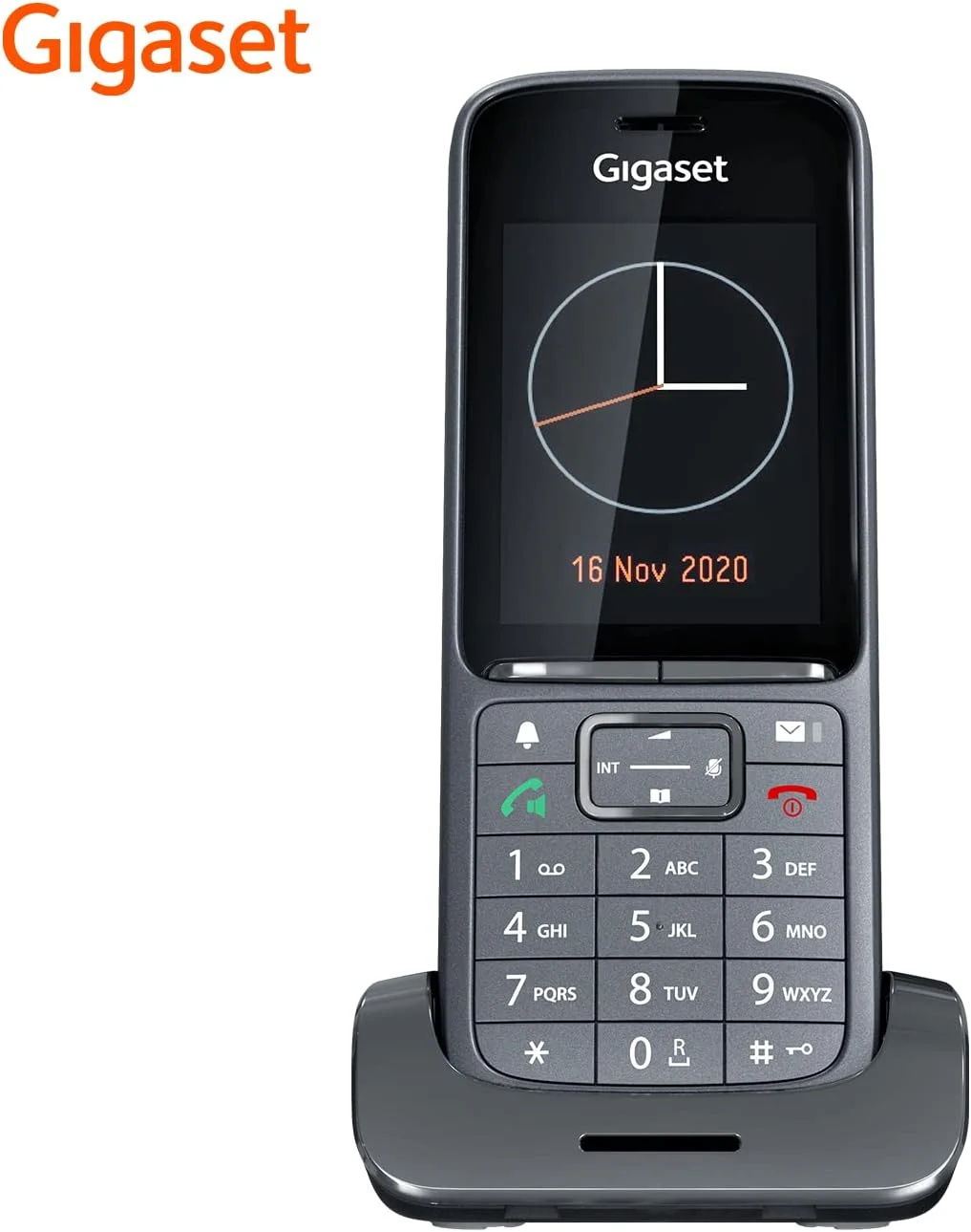 تلفن بی سیم تجاری DECT گیگاست SL800H PRO با صفحه نمایش رنگی بزرگ، کیفیت صدای عالی، بلوتوث و LED برای نمایش بصری تماس، زغالی تلفن بی سیم تجاری DECT گیگاست SL800H PRO با صفحه نمایش رنگی بزرگ، کیفیت صدای عالی، بلوتوث و LED برای نمایش بصری تماس، زغالی