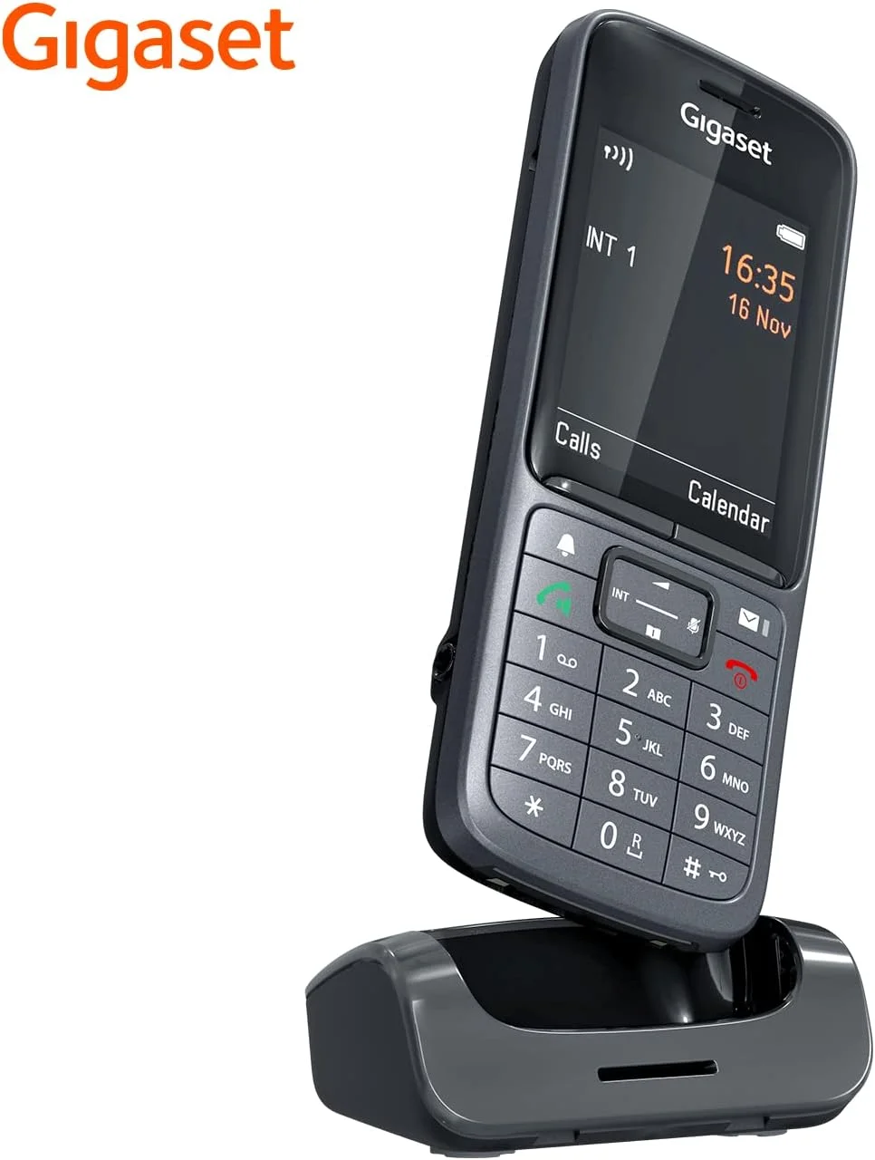 تلفن بی سیم تجاری DECT گیگاست SL800H PRO با صفحه نمایش رنگی بزرگ، کیفیت صدای عالی، بلوتوث و LED برای نمایش بصری تماس، زغالی تلفن بی سیم تجاری DECT گیگاست SL800H PRO با صفحه نمایش رنگی بزرگ، کیفیت صدای عالی، بلوتوث و LED برای نمایش بصری تماس، زغالی