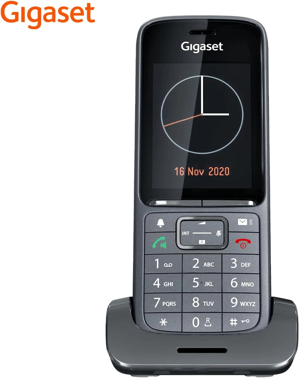 تلفن بی سیم تجاری DECT گیگاست SL800H PRO با صفحه نمایش رنگی بزرگ، کیفیت صدای عالی، بلوتوث و LED برای نمایش بصری تماس، زغالی تلفن بی سیم تجاری DECT گیگاست SL800H PRO با صفحه نمایش رنگی بزرگ، کیفیت صدای عالی، بلوتوث و LED برای نمایش بصری تماس، زغالی