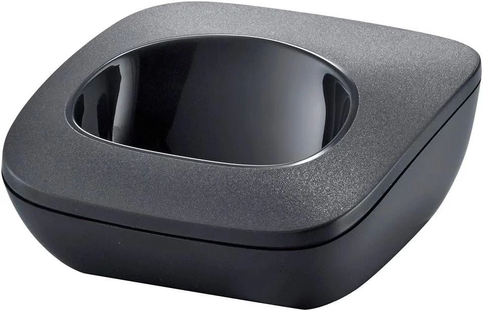 گوشی بی سیم گیگاست E560HX - گوشی DECT به همراه سینی شارژ - سازگار با Fritzbox - تلفن بی سیم مخصوص سالمندان برای روتر و پایه DECT - تماس اضطراری با 4 شماره، نقره ای [نسخه آلمانی] [بدون پایه]