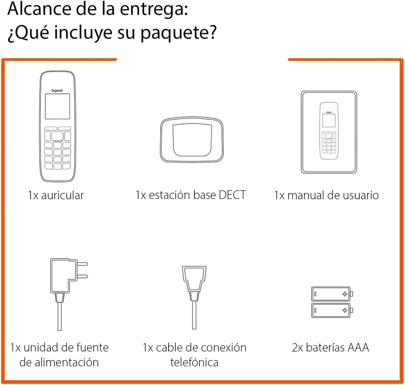 تلفن بی سیم گیگاست A270 با 18 ساعت زمان مکالمه، 200 ساعت حالت آماده به کار، برد 50 متری داخلی و 300 متری خارجی، بلندگو، ذخیره سازی 80 مخاطب، ساخت آلمان برای خانه و دفتر، DECT، Hands Free، سفید تلفن بی سیم گیگاست A270 با 18 ساعت زمان مکالمه، 200 ساعت حالت آماده به کار، برد 50 متری داخلی و 300 متری خارجی، بلندگو، ذخیره سازی 80 مخاطب، ساخت آلمان برای خانه و دفتر، DECT، Hands Free، سفید