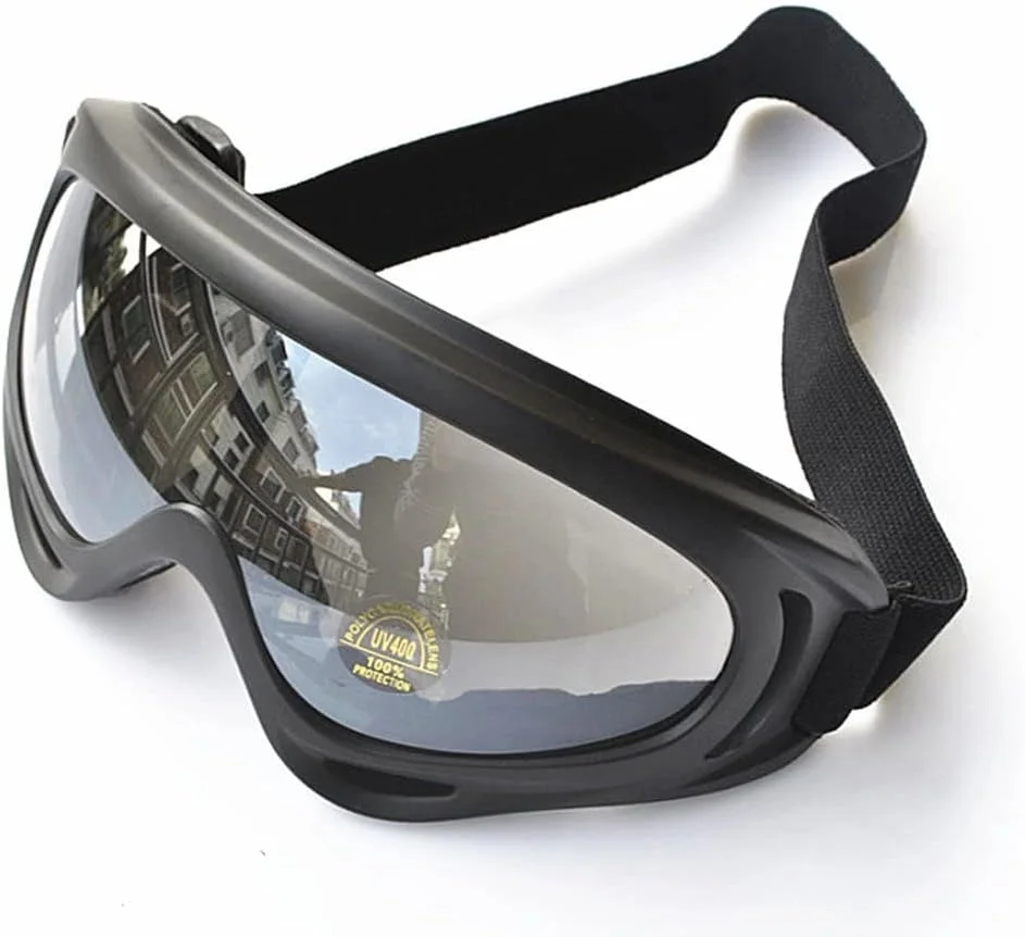 عینک اسکی موتور سیکلت ورزشی فضای باز eWINNER UV400 با پوشش UV (لنز مشکی)