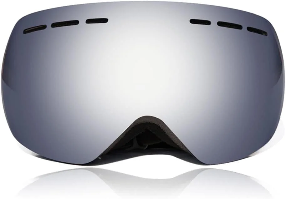 عینک اسکی ضد باد ای وینر به همراه کیف زیپی EVA (نقره ای)