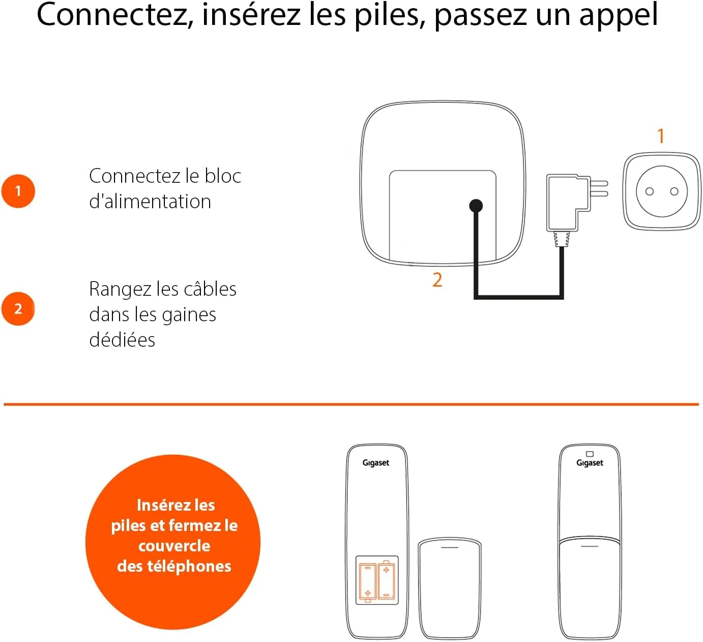 تلفن آنالوگ/دکت گیگاست A270 مشکی با قابلیت نمایش شماره تماس گیرنده تلفن آنالوگ/دکت گیگاست A270 مشکی با قابلیت نمایش شماره تماس گیرنده