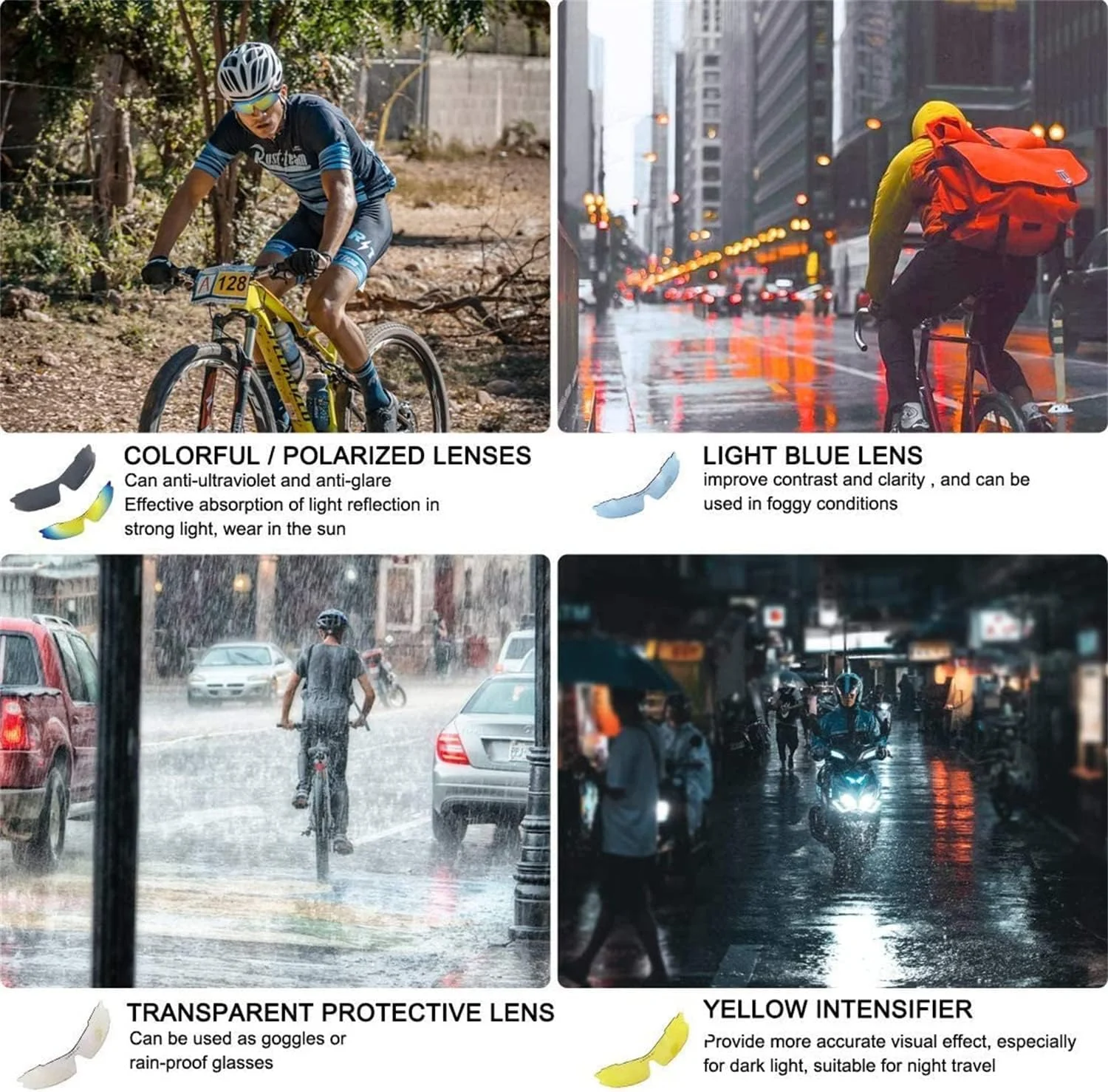 عینک آفتابی دوچرخه سواری eWINNER، مناسب ورزش های فضای باز با پوشش UV400، عینک تیراندازی، دوچرخه، موتور سیکلت، اسنوبرد، اسکیت، اسکی، عینک آفتابی، عینک دوچرخه سواری، شیشه لنز پلاریزه مخصوص دویدن، 5 لنز عینک آفتابی دوچرخه سواری eWINNER، مناسب ورزش های فضای باز با پوشش UV400، عینک تیراندازی، دوچرخه، موتور سیکلت، اسنوبرد، اسکیت، اسکی، عینک آفتابی، عینک دوچرخه سواری، شیشه لنز پلاریزه مخصوص دویدن، 5 لنز