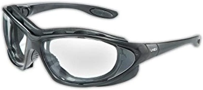 عینک ایمنی درزگیر هانیول S0600 Uvex Seismic با عملکرد بالا، استاندارد، مشکی