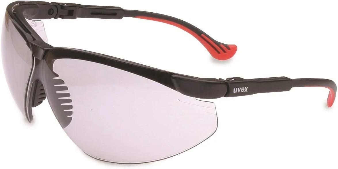 عینک ایمنی Uvex by Honeywell Genesis XC، فریم مشکی با لنز خاکستری 50% و پوشش ضد بخار HydroShield (S3310HS)