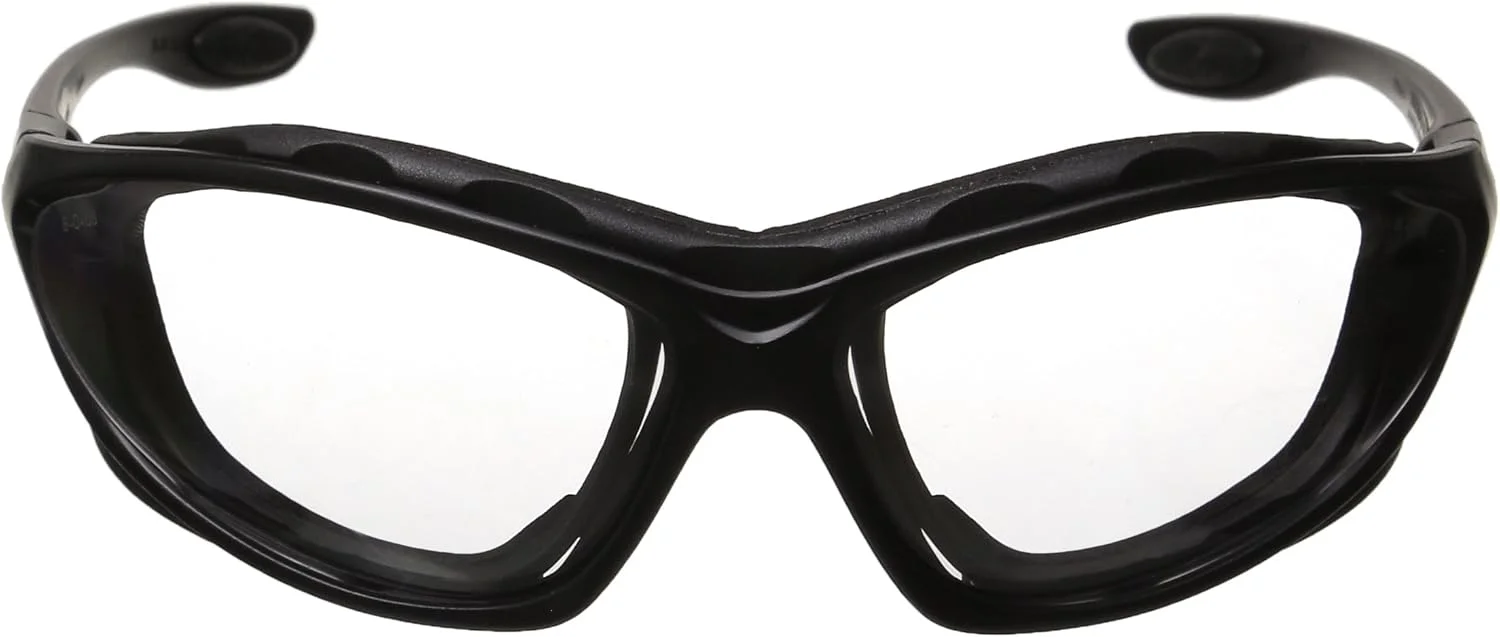 عینک ایمنی ضد خش هانیول مدل S0600 Uvex Seismic، فریم مشکی، لنز شفاف