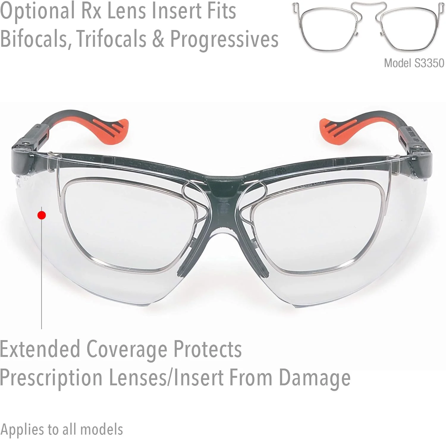 عینک ایمنی Uvex by Honeywell Genesis XC، فریم مشکی با لنز خاکستری 50% و پوشش ضد بخار HydroShield (S3310HS) عینک ایمنی Uvex by Honeywell Genesis XC، فریم مشکی با لنز خاکستری 50% و پوشش ضد بخار HydroShield (S3310HS)