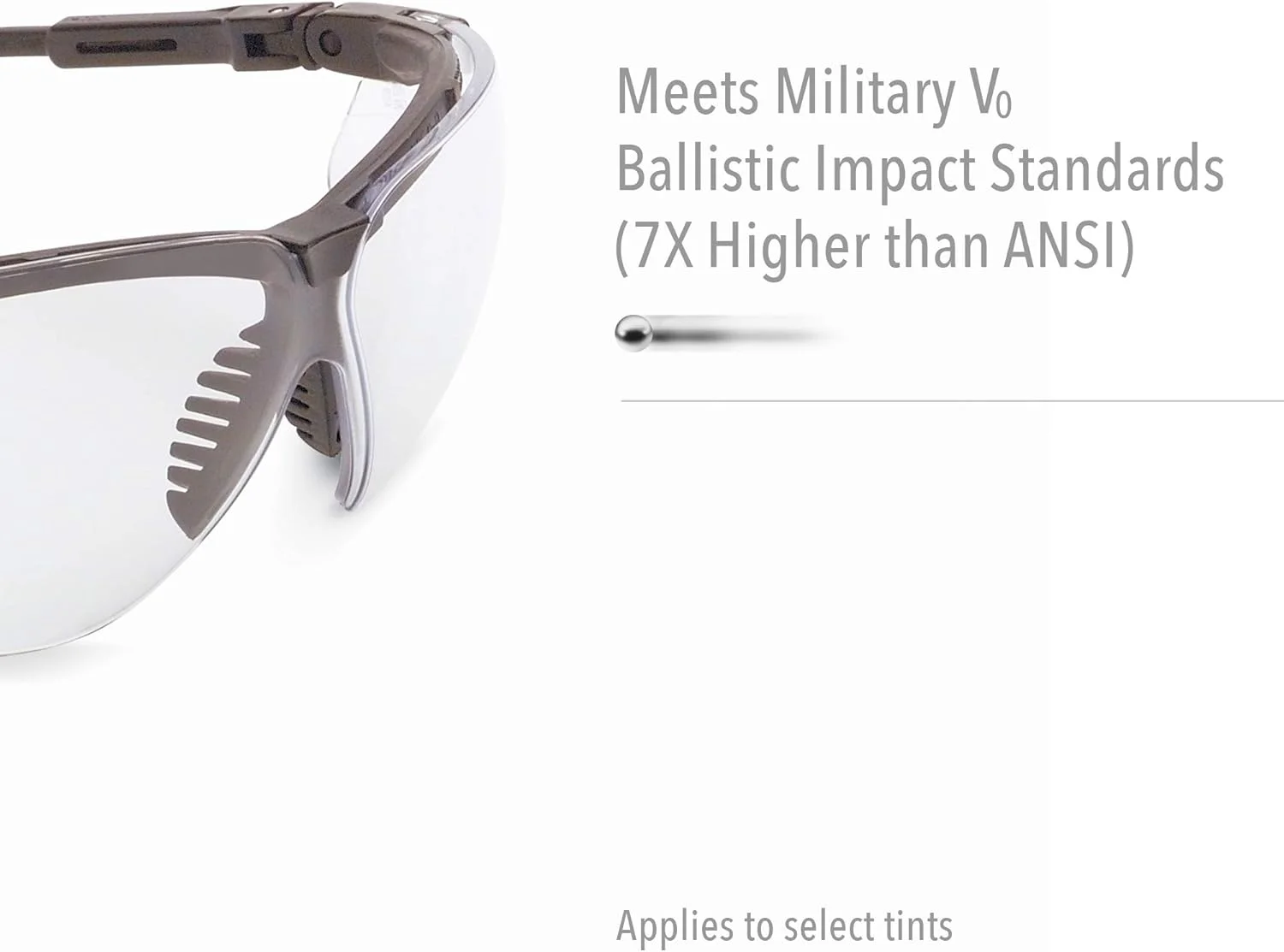 عینک ایمنی Uvex by Honeywell Genesis XC، فریم مشکی با لنز خاکستری 50% و پوشش ضد بخار HydroShield (S3310HS)